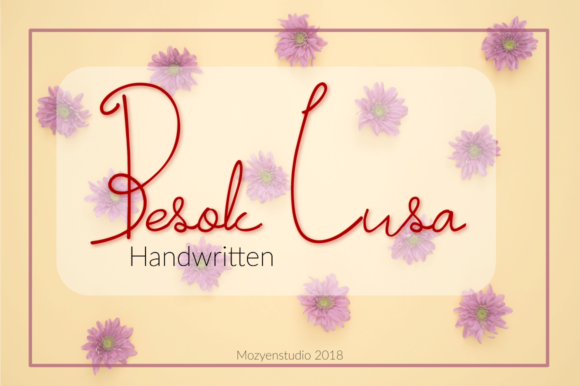 Besok Lusa: A Script Font for Thoughtful Editorial Design