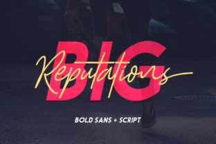 Big Reputation Duo Font for Standout Web Design