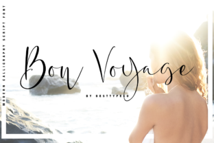 Bon Voyage: A Handmade Calligraphy Font for Crafters