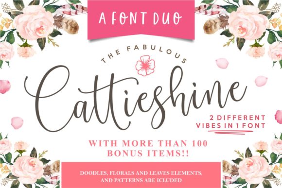 Cattieshine: A Thoughtful Script Font for Editorial Elegance
