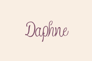 Daphne: A Designer's Go-To Handwritten Typeface for Branding with Personality