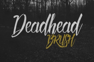 Deadhead Brush Font: A Maker's Secret for Handcrafted Charm