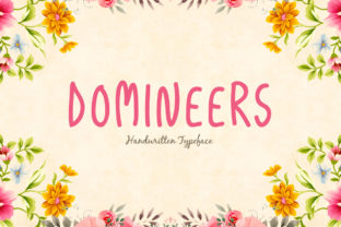 Domineers: A Handwritten Font That Feels Like Your Best Creative Instinct