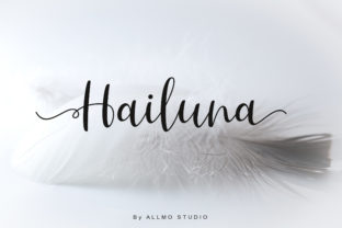 Hailuna: A Modern Script Font for Elegant Brand Identity