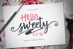 Hello Sweety Trio: A Fresh Creative Font Trio for Marketers