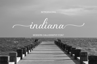 Indiana Font: A Refined Script for Editorial Projects