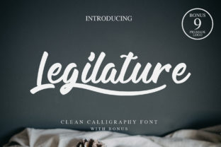 Legilature: A Modern Calligraphy Font for Editorial Use