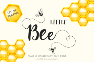Little Bee Duo Font Makes Web Headlines Feel Handcrafted