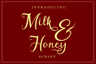 Milk Honey: An Elegant Script Font for Real Branding Projects