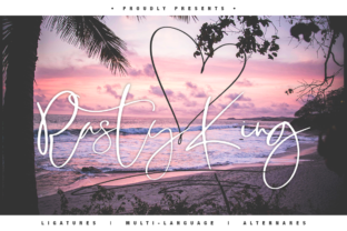 Rasty King: A Handmade Script Font That Elevates Real Products