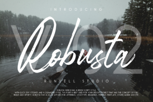 Robusta Duo: A Display Font That Cuts Through the Scroll