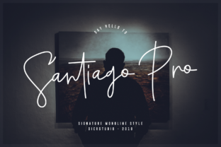 Santiago Pro: A Modern Handwritten Font for Digital Branding