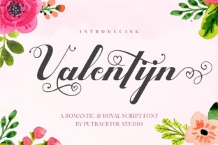 Valentijn: A Romantic Script Font for Editorial Design