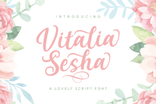 Vitalia Sesha: A Premium Script Font That Elevates Digital Branding