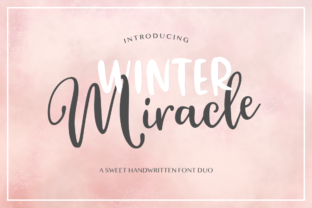 Winter Miracle: A Handmade Script Font That Elevates Digital Branding