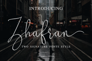 Zhafran: An Elegant Script Font for Handmade Brands